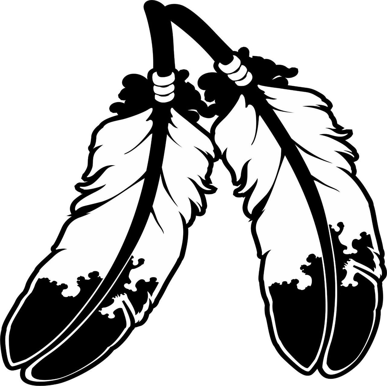 Indian feather clipart