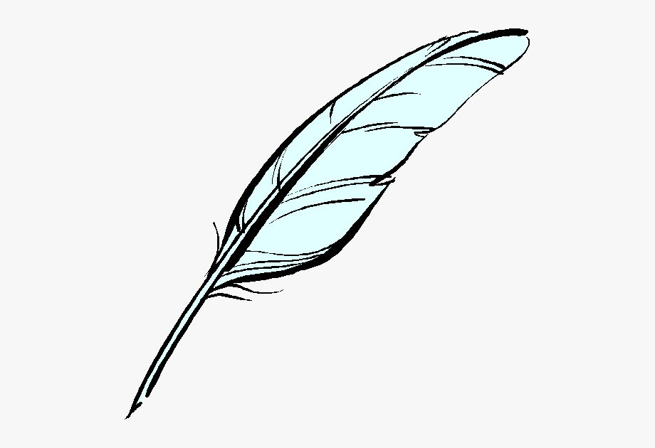 Clipart feather pen.