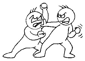 Free fighting clipart.