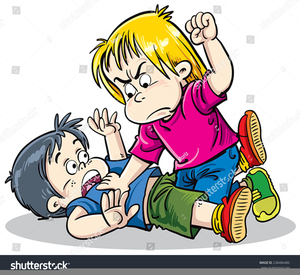 Free Clipart Children Fighting
