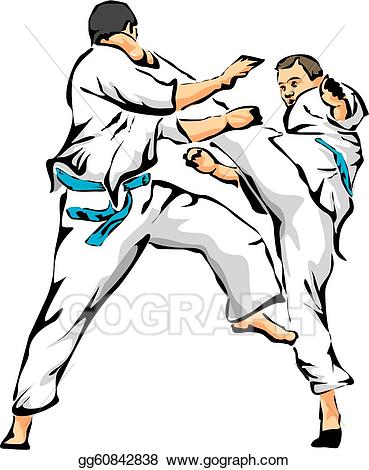 Eps illustration karate.