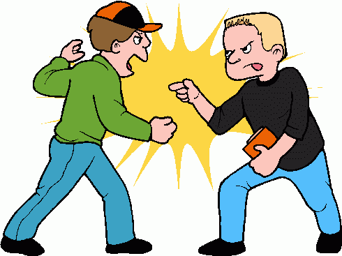 Fighting clipart family.