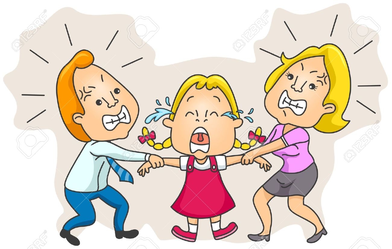 Fighting family clipart.