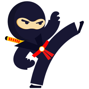 Fighting Ninja clipart, cliparts of Fighting Ninja free
