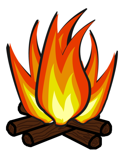Fire clipart camping.