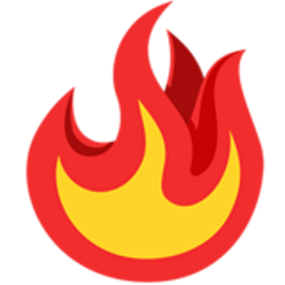 Fire Emoji transparent PNG