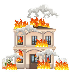 House Fire Clipart Vector Images
