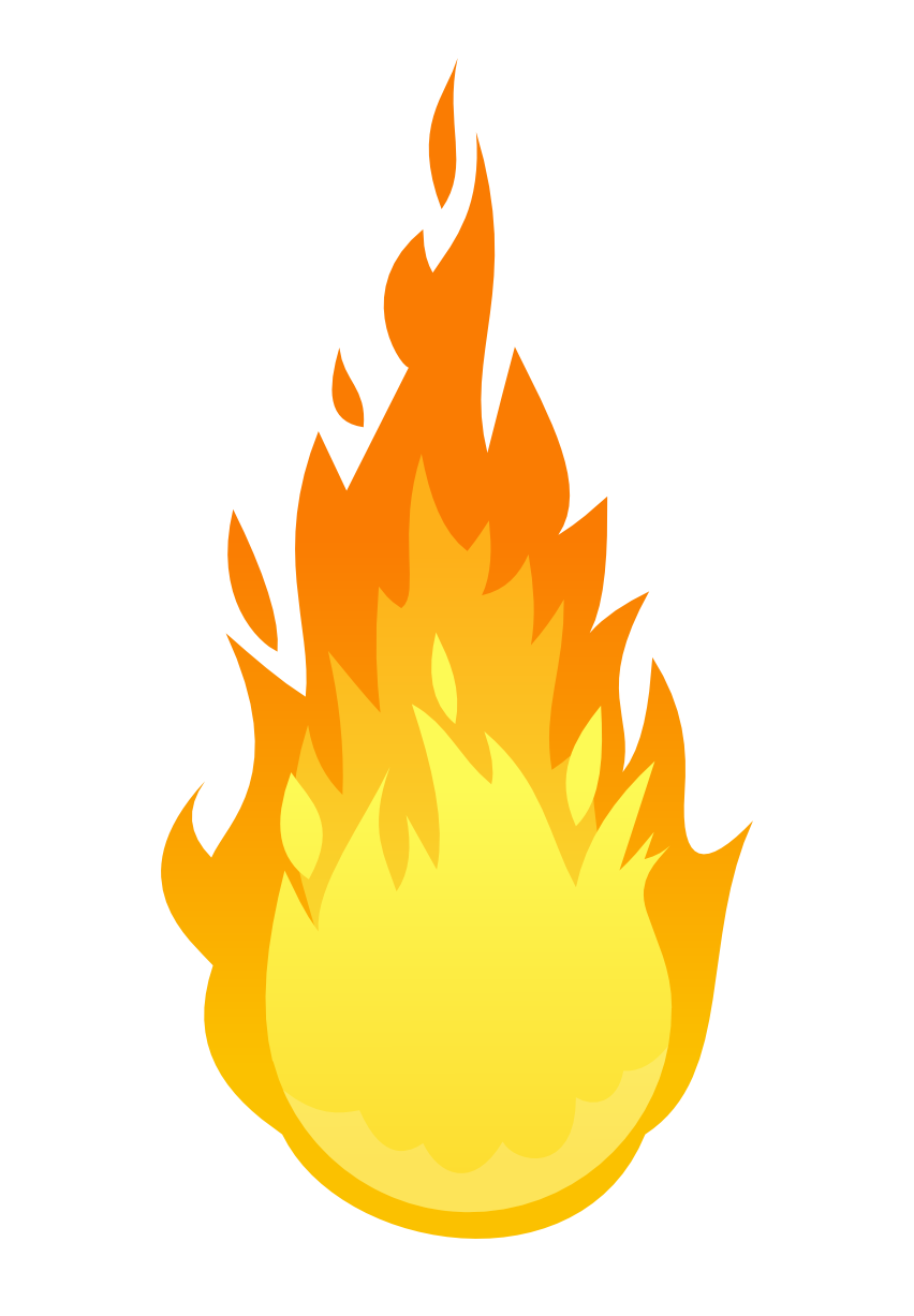 Fire flame clipart.