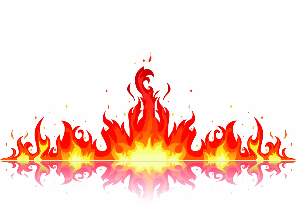 Free vector flame.