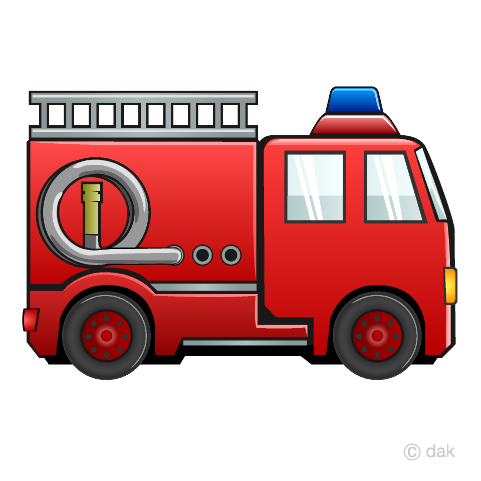 Free Fire Engine Clipart Image