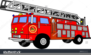 Cartoon Fire Truck Clipart