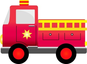Free Fire Engine Clipart Image