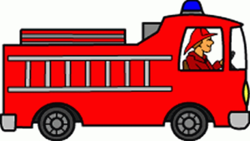 Fire truck cartoon.