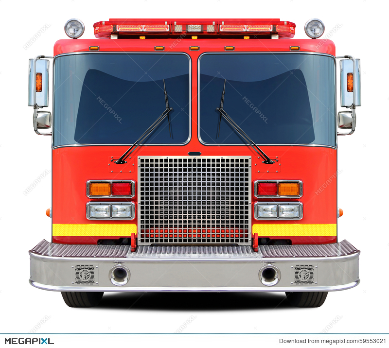 fire engine clipart front