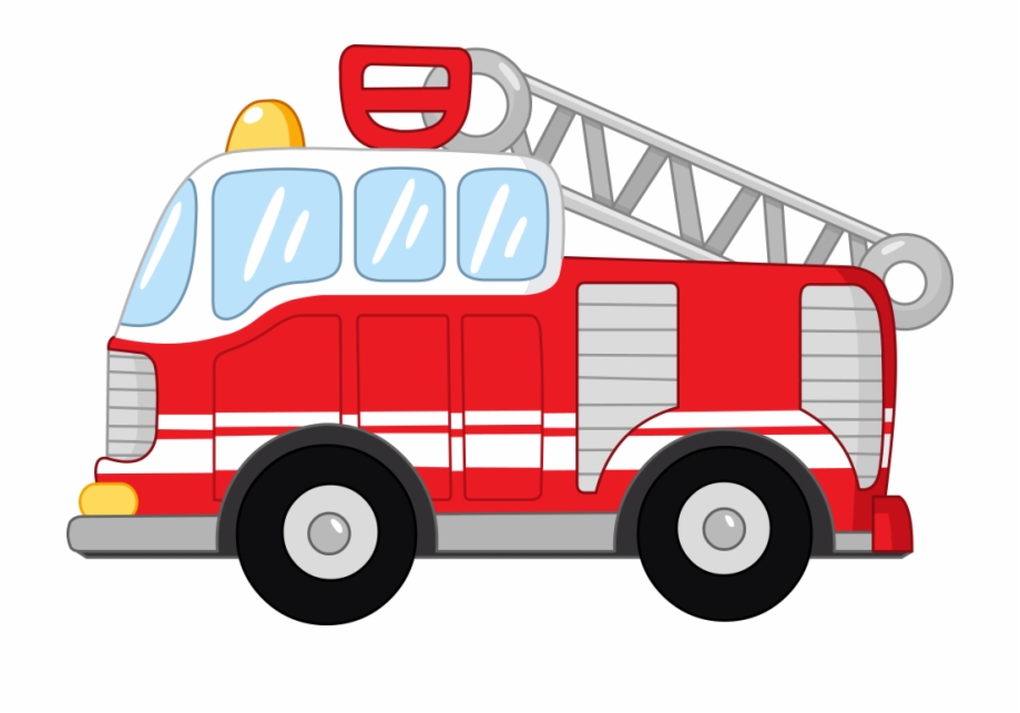 Cartoon fire engine.
