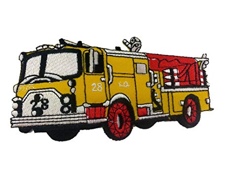 Rescue Fire Engine Truck Logos Embroidered Iron on Patch