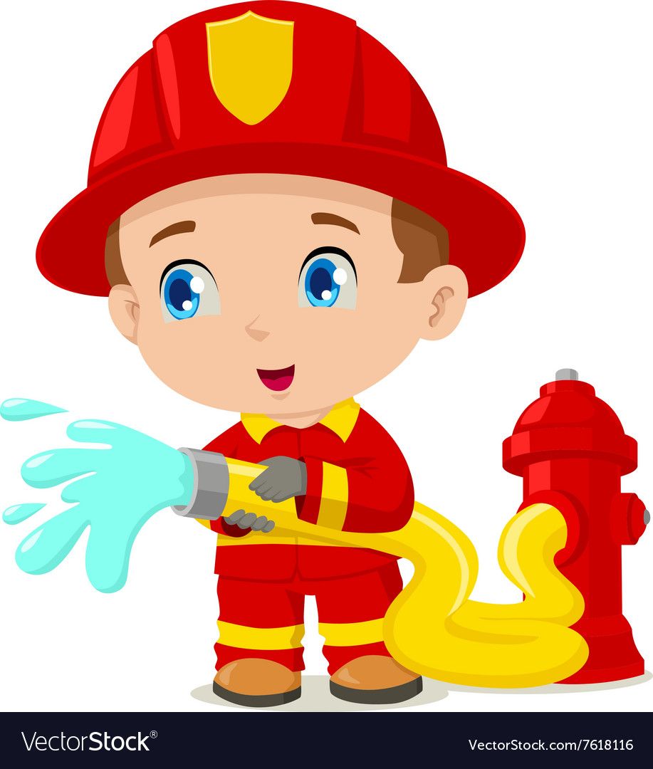 Firefighter Royalty Free Vector Image