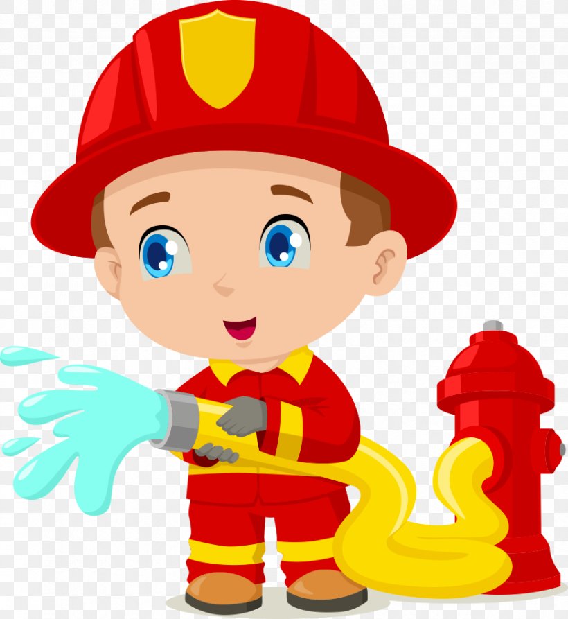 Firefighter cartoon clip.
