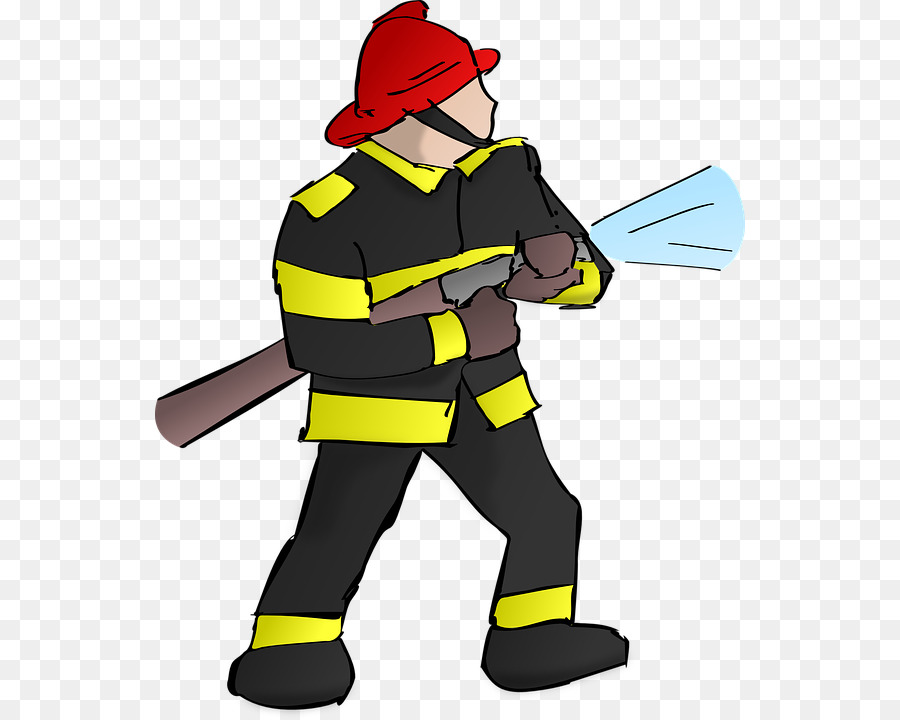 Fireman cartoon clipart.