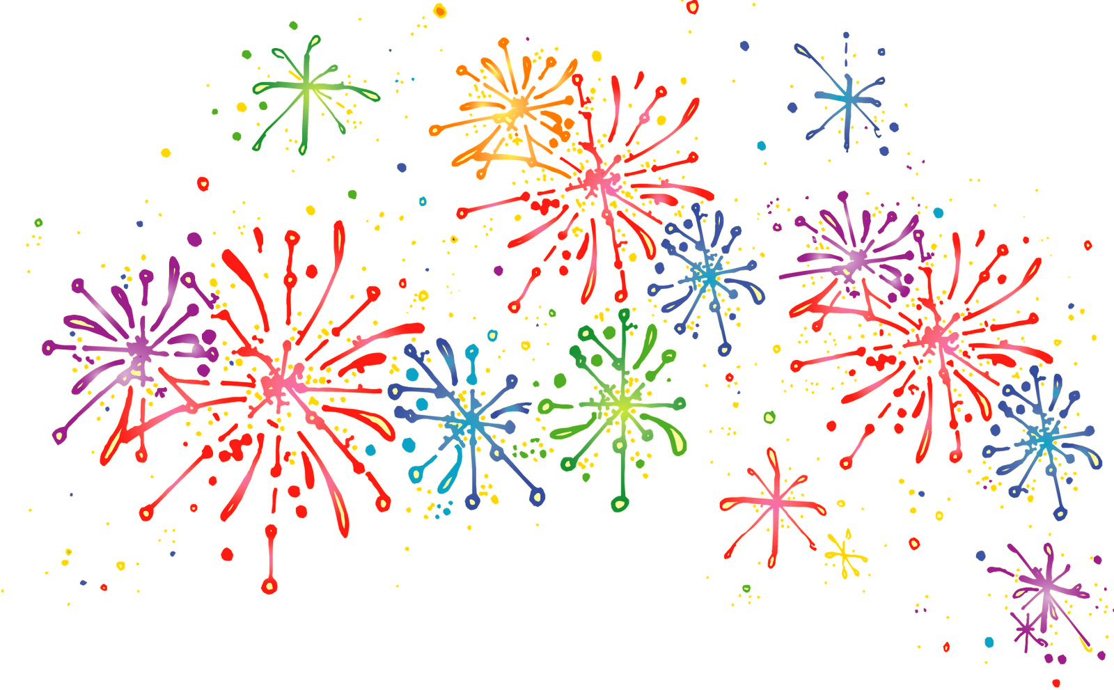 Firework clipart clear background, Firework clear background