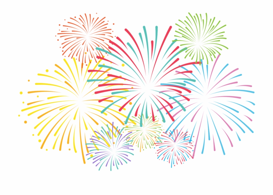 fireworks clipart free heart