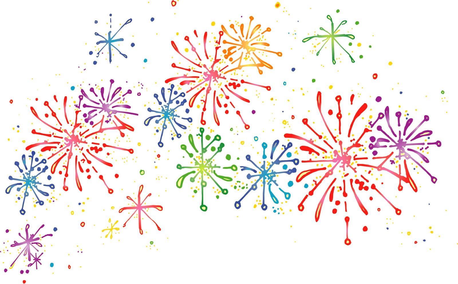 Free Rainbow Fireworks Cliparts, Download Free Clip Art