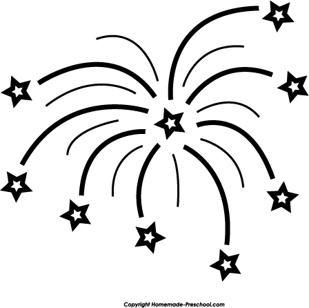 Free fireworks cliparts.