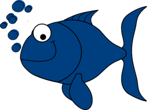 Blue Fish Clip Art at Clker
