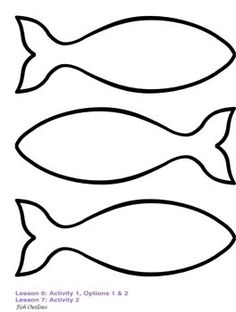 Fish outline.