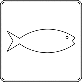 fish clipart outline simple