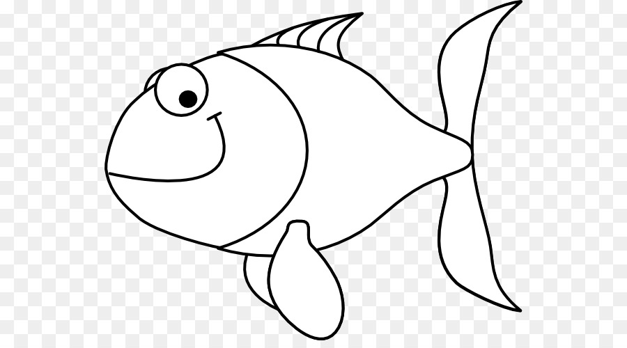 Black and white fish outline clipart images gallery for free