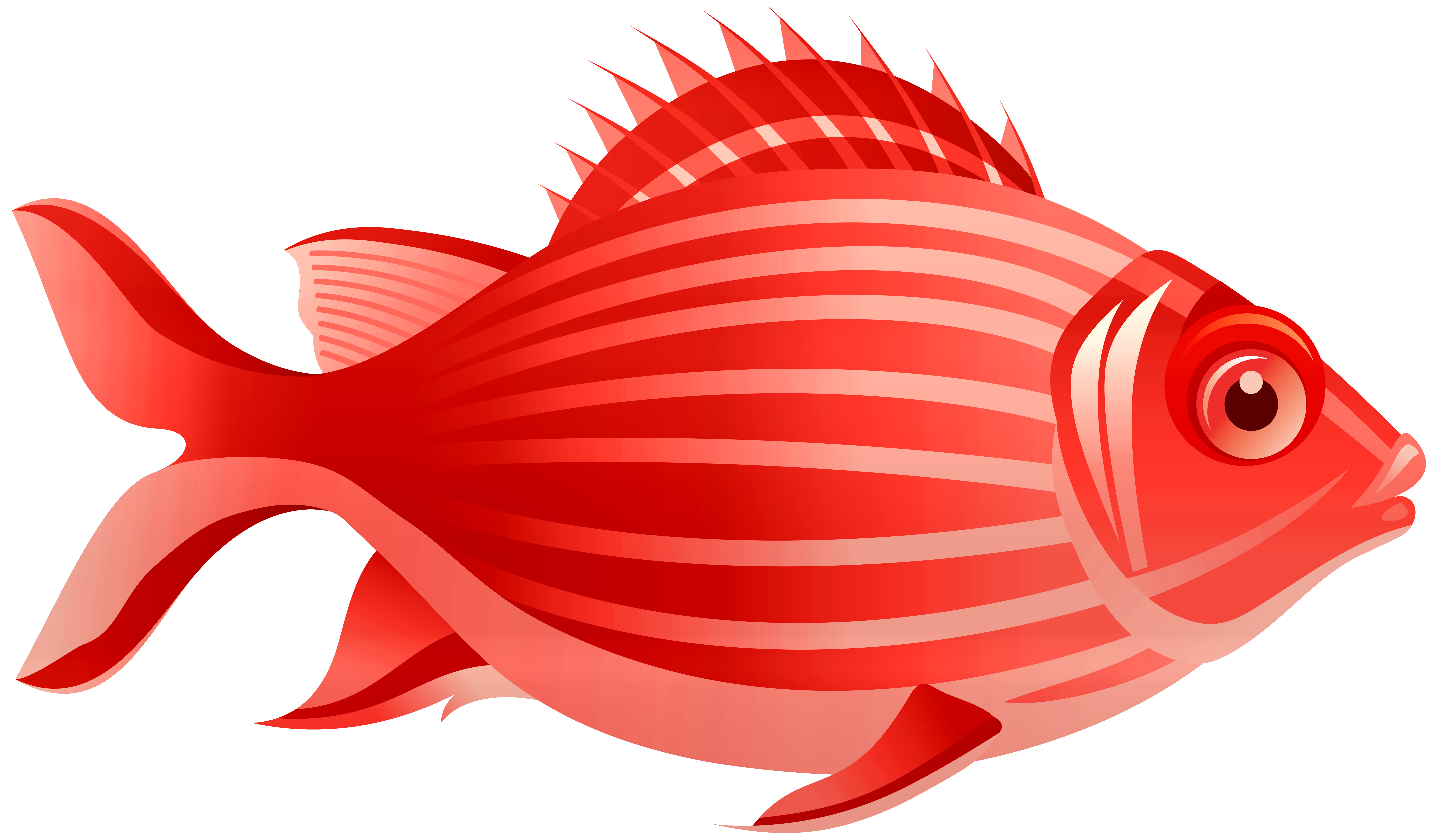 Red Fish PNG Clip Art