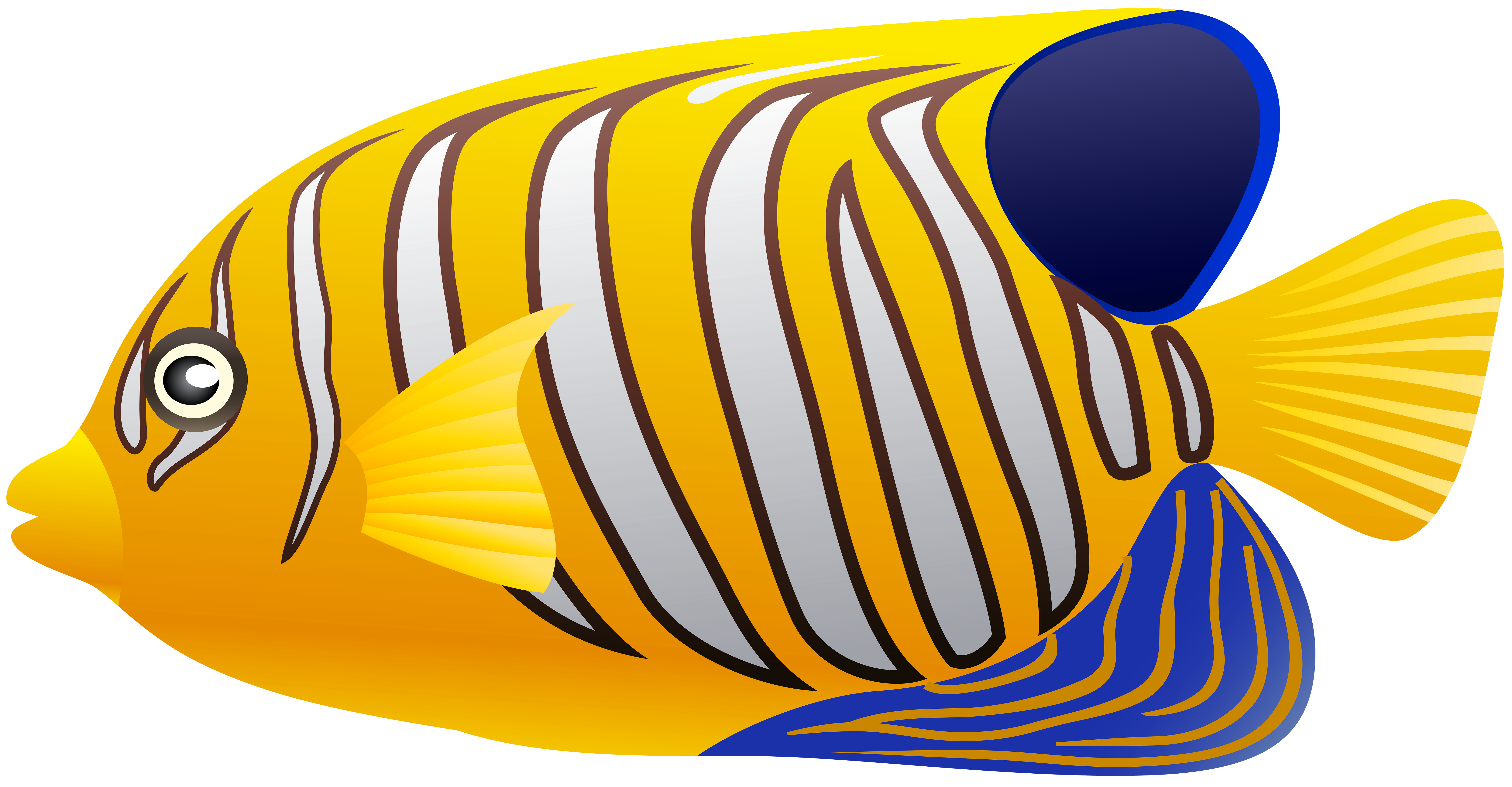 Yellow Fish PNG Clip Art