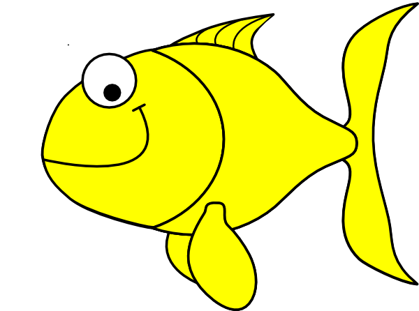 Yellow fish clip.