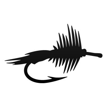 Fly fishing clipart image