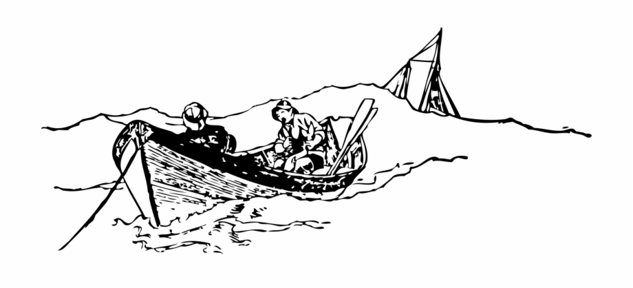 fishing clipart black and white tackle