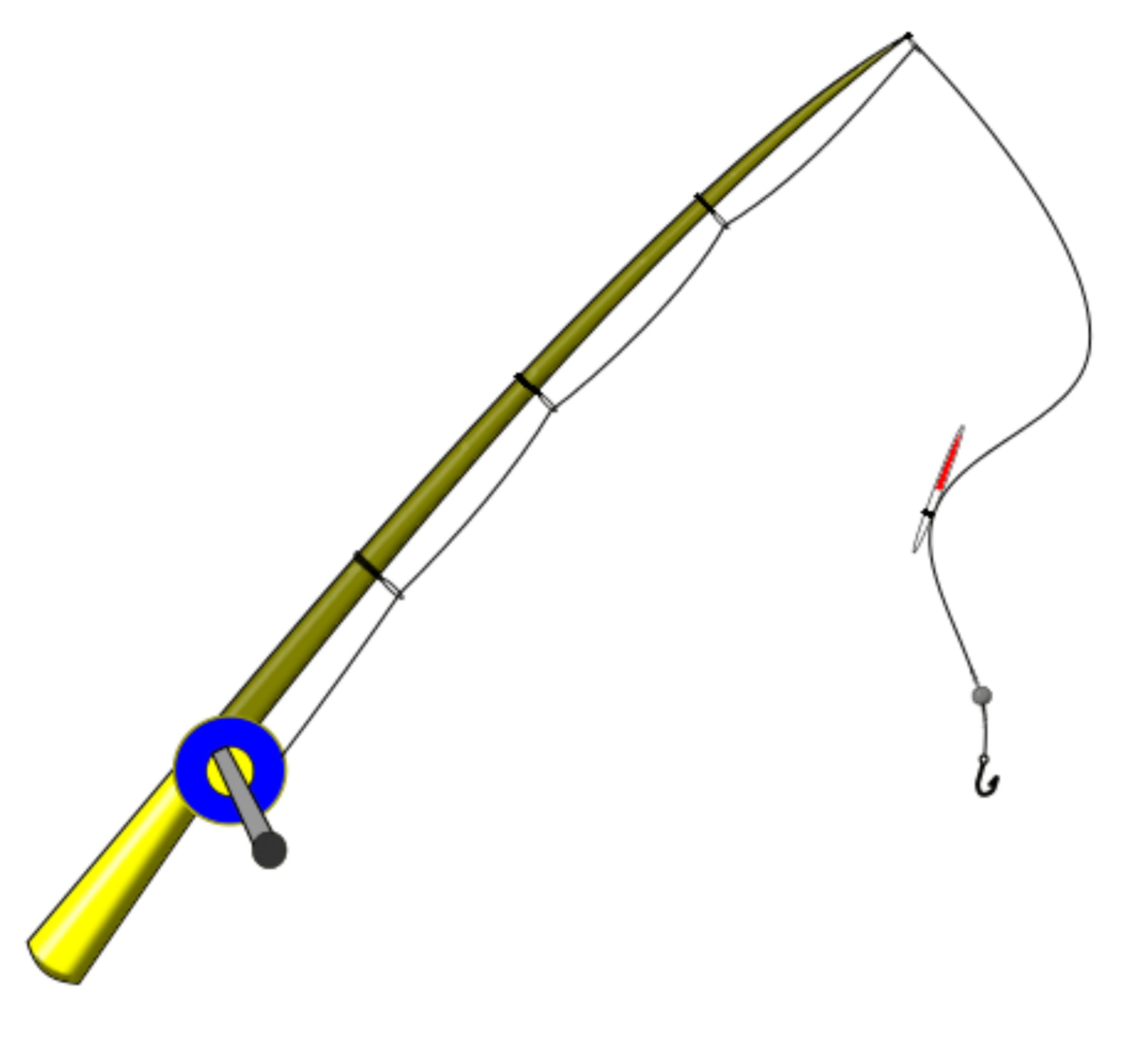 Fishing Rod Clipart transparent PNG