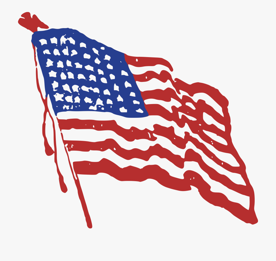 American flag transparent.
