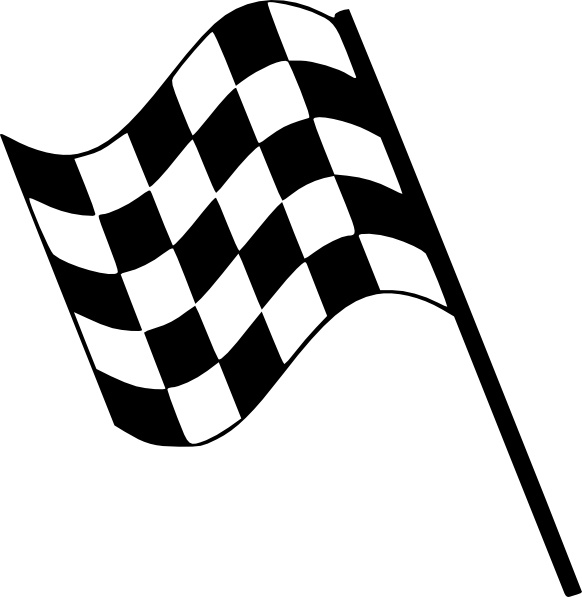Checkered Flag clip art Free vector in Open office drawing