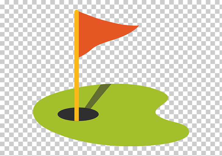 Emoji golf flag.