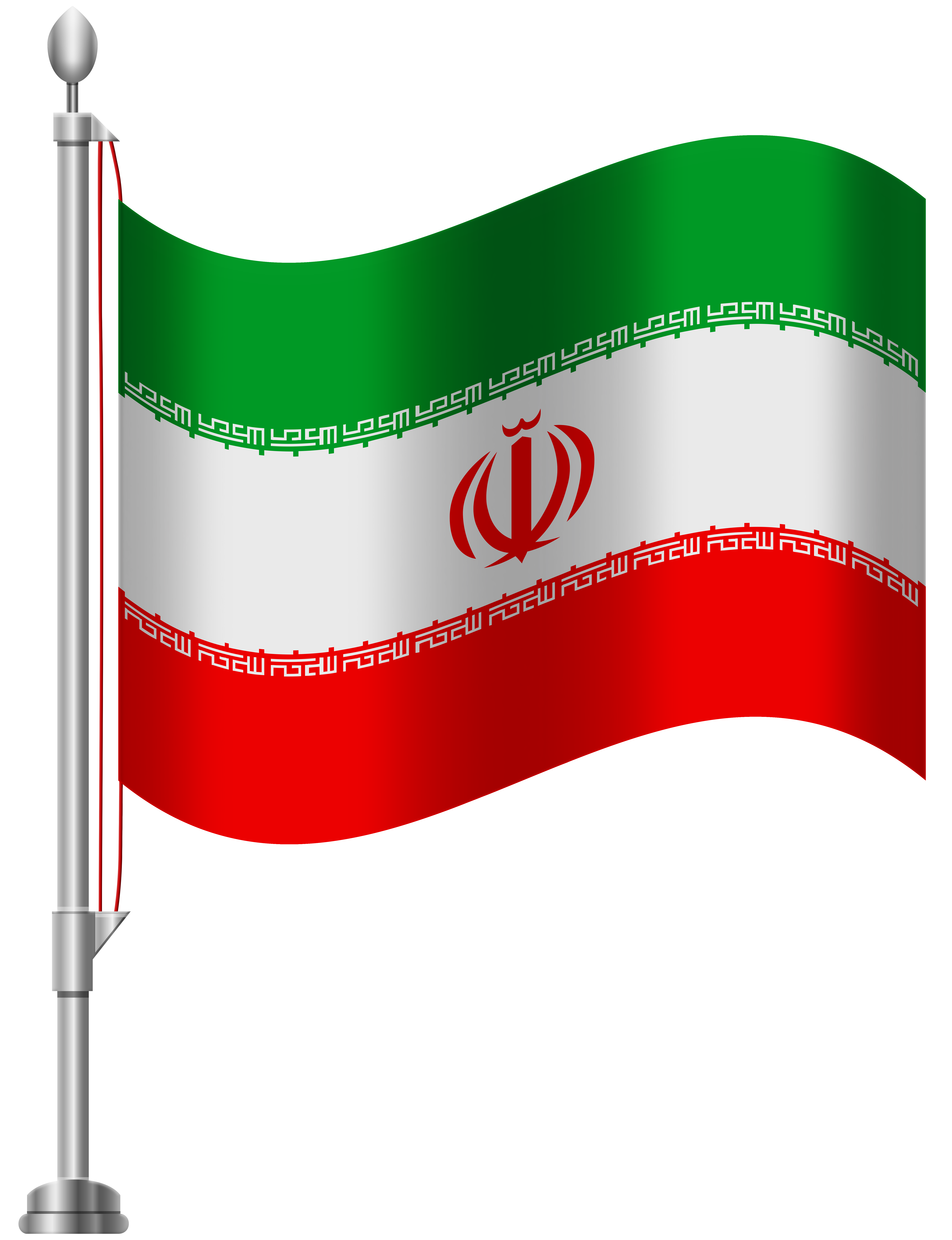 Iran flag png.