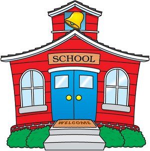 School with philippine flag clipart