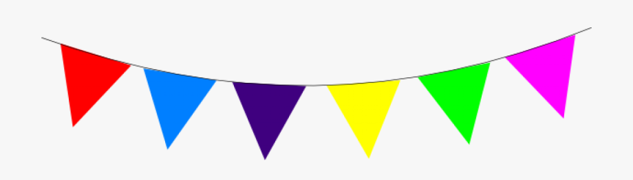 Triangle flag banner.