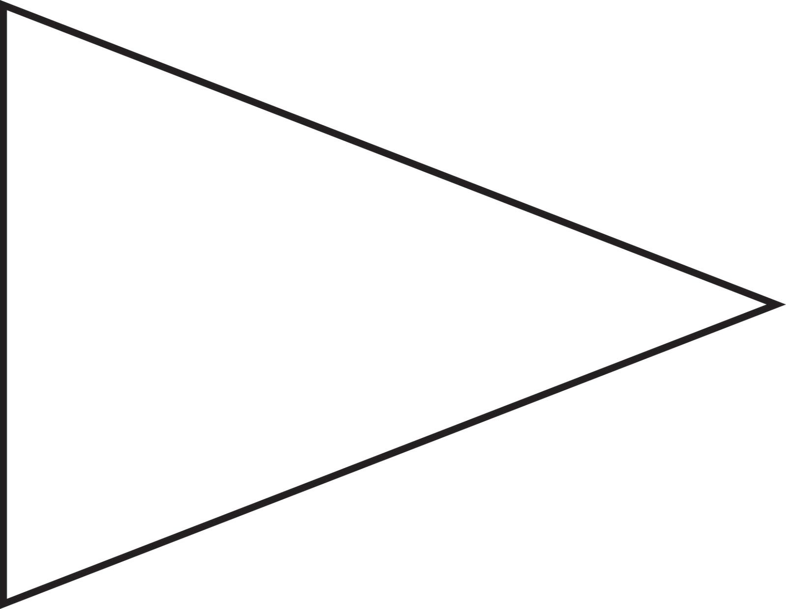 Pin triangle flag.