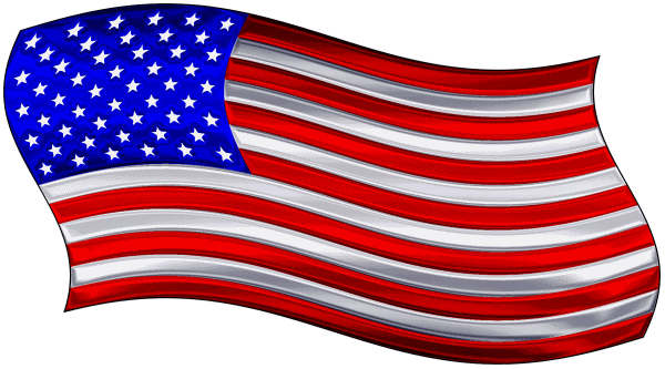 American flag clip.