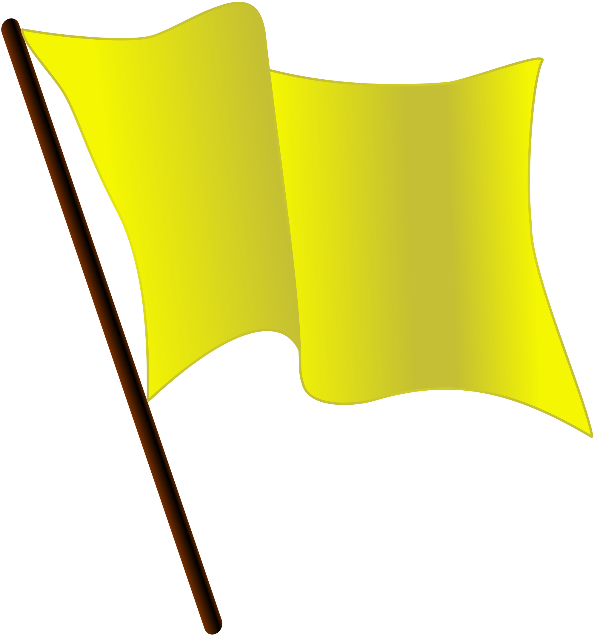 Flag clipart yellow, Flag yellow Transparent FREE for