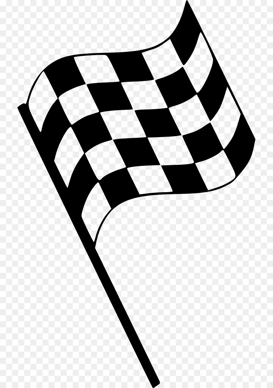 flags clipart black and white checkered