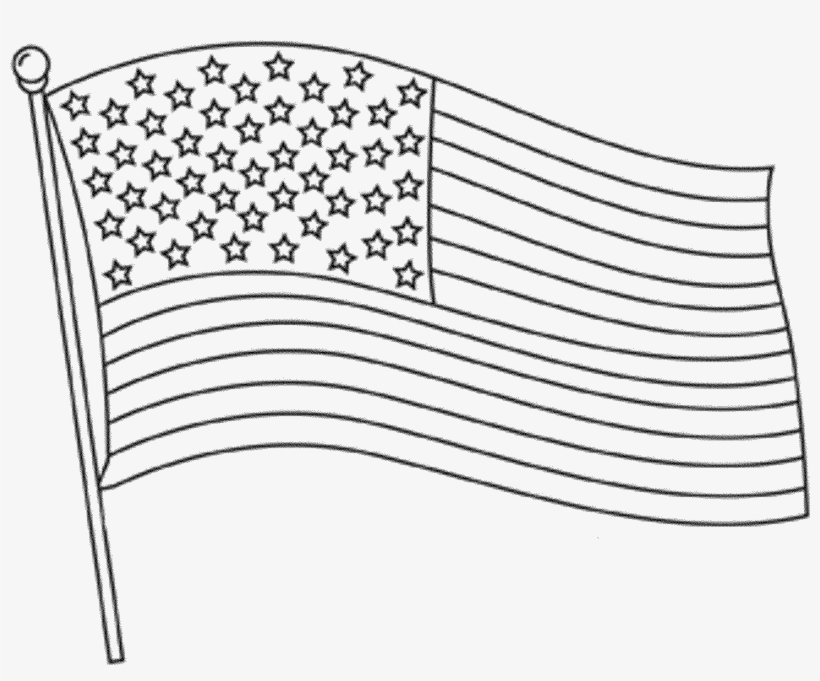 American flag coloring.