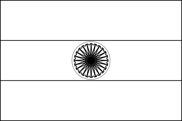 India Flag SVG Clip arts download
