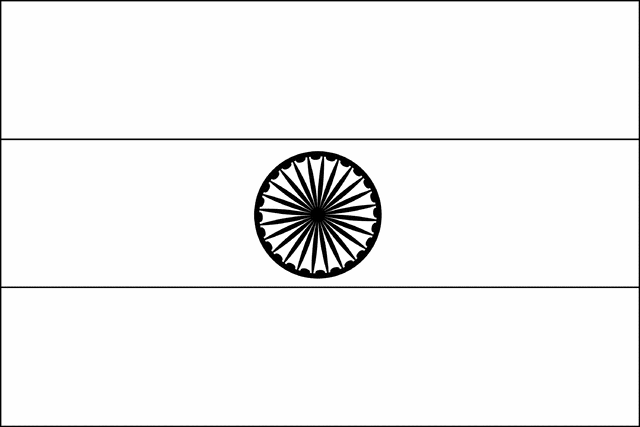 Flag india 2009.